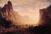 Albert Bierstadt, Albert Bierstadt Looking Down Yosemite Valley